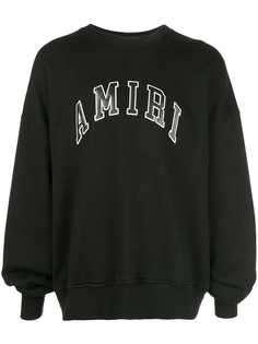 Amiri embroidered logo sweatshirt