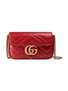 Gucci стеганая мини-сумка GG Marmont
