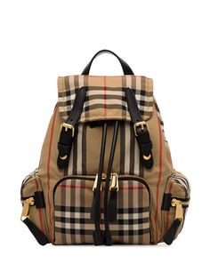 Burberry маленький рюкзак в клетку Vintage Check