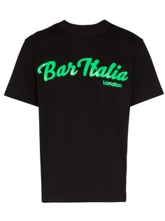 Sacai футболка с принтом Bar Italia