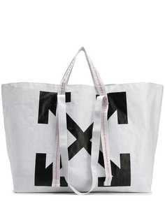 Off-White сумка-тоут с принтом Arrows