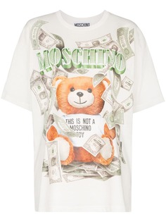 Moschino money Teddy print T-shirt