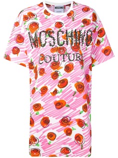 Moschino платье с цветочным принтом