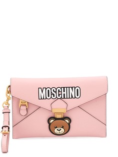 Moschino клатч с логотипом Teddy