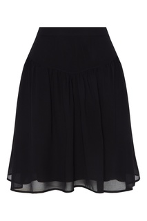 Черная шифоновая юбка Calvin Klein
