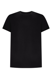 Однотонная черная футболка Nu Code