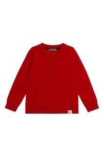 Красный пуловер Bonpoint