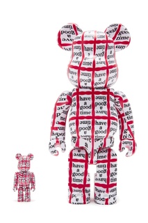 Статуэтки для интерьера Bearbrick 100% & 400% Medicom Toy x Have A Good Time