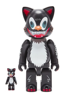 Статуэтки для интерьера Nyarbrick KIDILL Cat 100％ & 400％ Medicom Toy x KIDILL