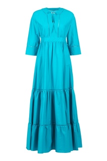 Голубое платье в пол Twin Set