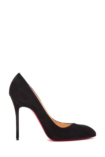 Черные велюровые туфли Corneille 100 Christian Louboutin