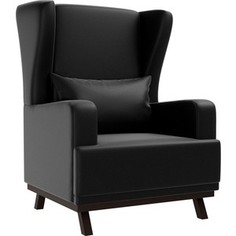 Кресло АртМебель Джон экокожа черный