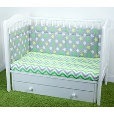 Бортики в кроватку Magic City Серое созвездие БК-ПП-019/40