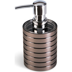 Дозатор для жидкого мыла Tatkraft KING TOWER BRONZE, акрил (12561)