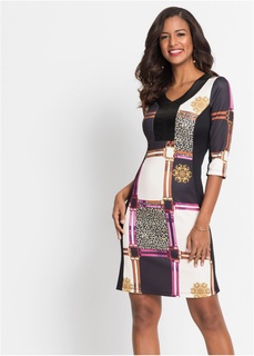 Платье в миксе узоров Bonprix