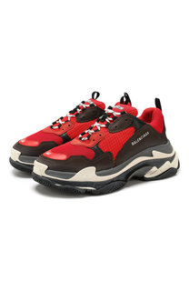 Комбинированные кроссовки Triple S Balenciaga