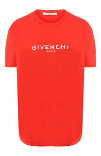 Хлопковая футболка Givenchy