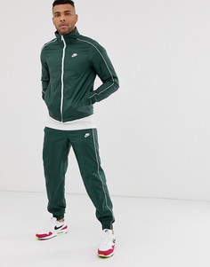 Зеленый спортивный костюм с логотипом Nike - Зеленый