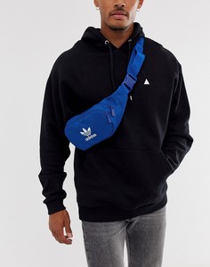 Синяя сумка-кошелек на пояс с логотипом adidas Originals - Синий