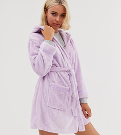 Сиреневый халат с капюшоном Loungeable - Фиолетовый