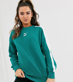 Эксклюзивный сине-зеленый свитшот Puma T7 - Зеленый