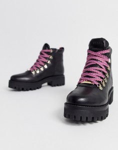 Черные ботильоны на каблуке Steve Madden - Черный