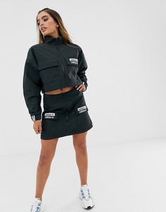 Черная юбка с накладными карманами adidas Originals RYV - Черный