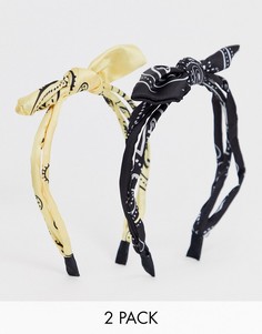 Набор ободков с принтом ASOS DESIGN 2 шт.