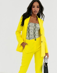 Приталенный блейзер ASOS DESIGN pop