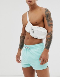 Бирюзовые короткие шорты для плавания ASOS DESIGN - Синий