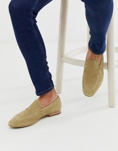 Светло-бежевые лоферы Topman - Светло-бежевый