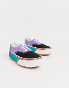 Кроссовки колор блок Vans Era Stacked - Мульти