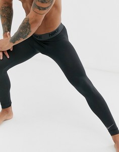 Черные леггинсы Nike Training - Черный