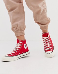Высокие красные кеды Converse Chuck 70 - Красный