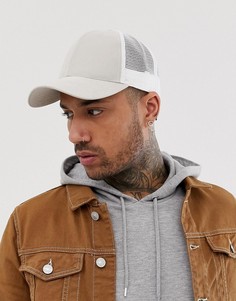 Светло-бежевая шапка ASOS DESIGN - Светло-бежевый