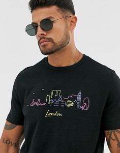 Футболка с принтом ASOS DESIGN - Черный