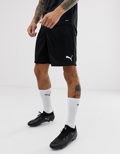 Черные спортивные шорты Puma Football - Черный
