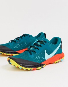 Разноцветные кроссовки Nike Running Air Zoom Terra Kiger - Мульти