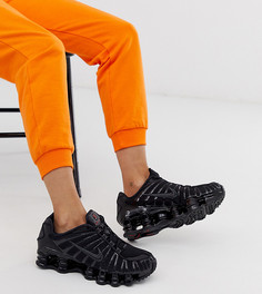 Черные кроссовки Nike Shox Total