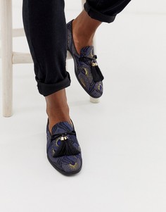 Лоферы с вышивкой и большими кисточками ASOS DESIGN - Мульти