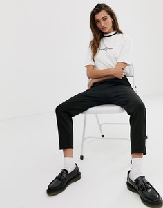 Футболка с высоким воротом Fred Perry - Белый