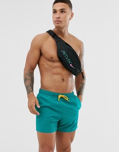 Короткие шорты для плавания бирюзово-зеленого цвета ASOS DESIGN - Зеленый