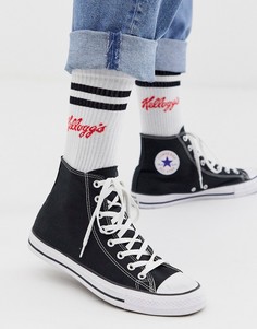 Носки с принтом ASOS DESIGN - Белый