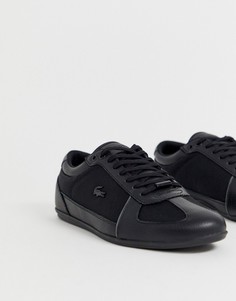 Черные кроссовки Lacoste Evara Sport