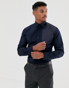 Темно-синяя рубашка Jack & Jones Core - Темно-синий