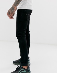 Черные джинсы скинни G-Star Revend - Черный