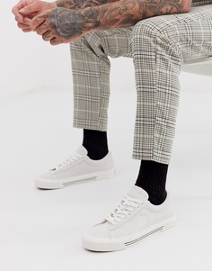 Белые замшевые кеды Vans Sid DX - Белый