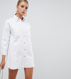 Свободное платье-рубашка Missguided - Белый