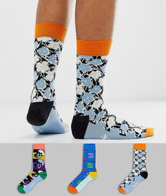 3 пары носков в подарочной упаковке Happy Socks X Andy Warhol - Мульти