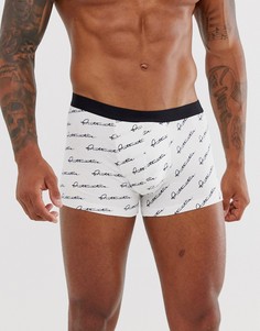 Белые боксеры-брифы с принтом ASOS DESIGN - Белый